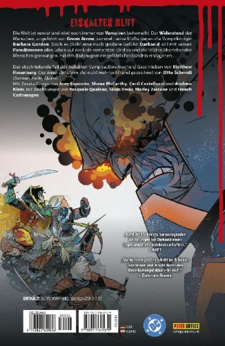 Buchcover und Innenansicht für das Buch: DC vs. Vampires: World War V #7-#12