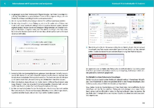 Buchcover und Innenansicht für das Buch: Google Gemini - Einstieg und Praxis - Texte, Bilder, Videos mit KI generieren
