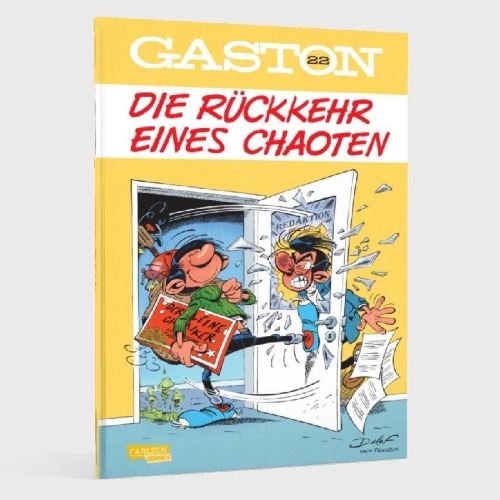 Buchcover und Innenansicht für das Buch: Gaston Tome 22 - Le retour de Lagaffe