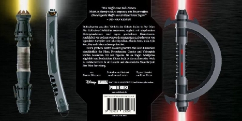 Buchcover und Innenansicht für das Buch: Star Wars: The Lightsaber Collection