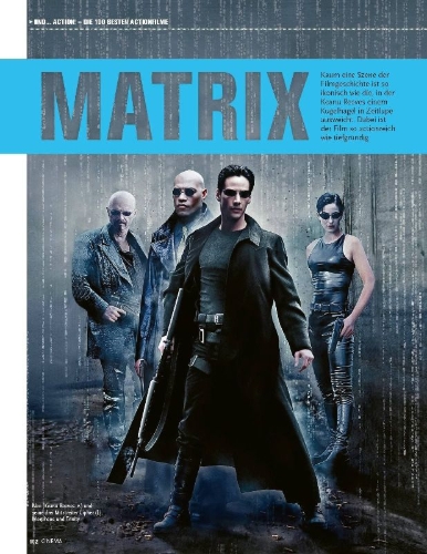 Buchcover und Innenansicht für das Buch: Cinema präsentiert: Und... Action! - Stunts, Fights, Crashs: Die Geschichte des modernen Adrenalin-Kinos von den Anfängen bis heute