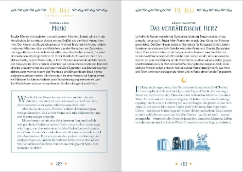 Buchcover und Innenansicht für das Buch: Ein Buch für jeden Tag