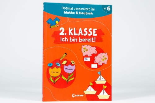 Buchcover und Innenansicht für das Buch: 2. Klasse - Ich bin bereit!