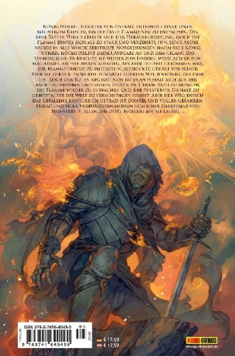 Buchcover und Innenansicht für das Buch: Dark Souls: The Age of Fire