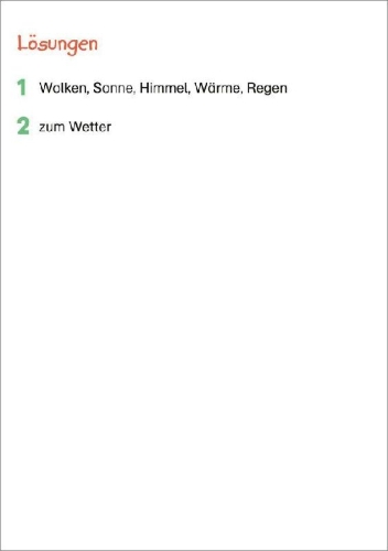 Buchcover und Innenansicht für das Buch: Fit für Deutsch 1. Klasse. Mein 5-Minuten-Block