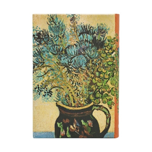 Buchcover und Innenansicht für das Buch: 12-Monatskalender 2027 Van Goghs Stillleben Mini Tagesüberblick