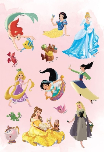 Buchcover und Innenansicht für das Buch: Disney Princesses Super Stickers