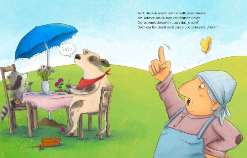 Buchcover und Innenansicht für das Buch: Der Naschbär