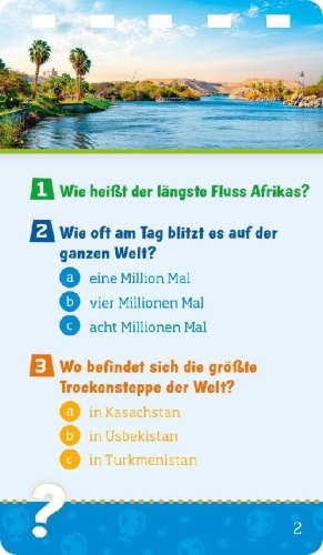Buchcover und Innenansicht für das Buch: WAS IST WAS Quiz Rekorde der Erde