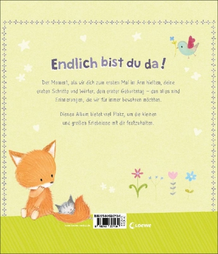 Buchcover und Innenansicht für das Buch: Welcome Baby - record book