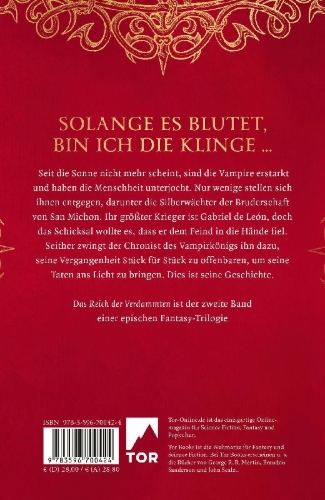 Buchcover und Innenansicht für das Buch: Empire of the Damned