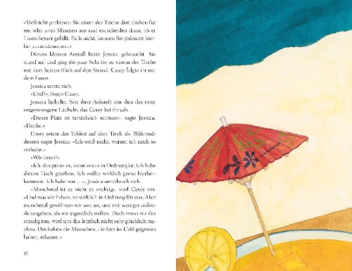 Buchcover und Innenansicht für das Buch: The Return to the Why Cafe
