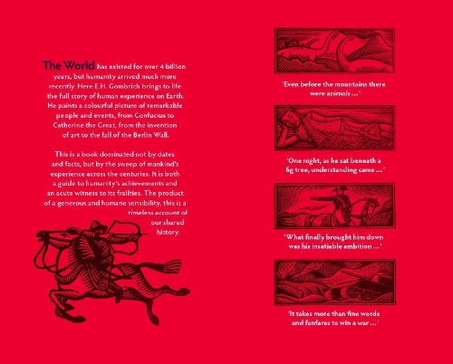 Buchcover und Innenansicht für das Buch: A Little History of the World