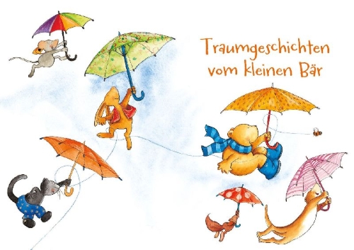 Buchcover und Innenansicht für das Buch: 3 Minutengeschichten für liebe Träume