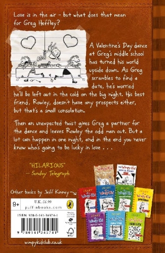 Buchcover und Innenansicht für das Buch: Diary of a Wimpy Kid 07. The Third Wheel