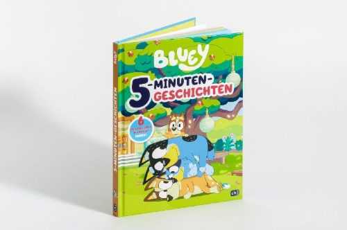 Buchcover und Innenansicht für das Buch: Bluey - 5-Minute-Stories