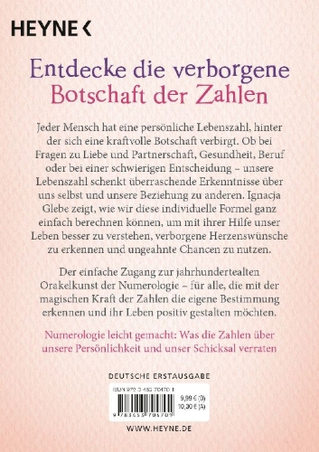 Buchcover und Innenansicht für das Buch: The Little Book of Numerology