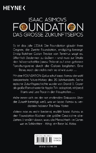 Buchcover und Innenansicht für das Buch: Foundation's Edge