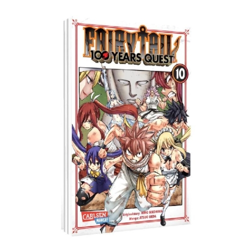 Buchcover und Innenansicht für das Buch: Fairy Tail: 100 Years Quest