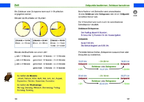 Buchcover und Innenansicht für das Buch: Das Grundschulwissen: Deutsch und Mathematik