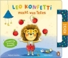 Buchcover und Innenansicht für das Buch: Leo Konfetti macht was Tolles