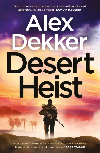 Buchcover und Innenansicht für das Buch: Desert Heist