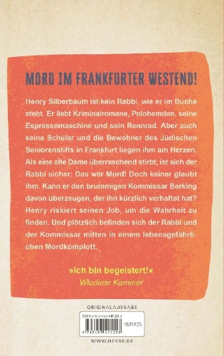 Buchcover und Innenansicht für das Buch: Der Rabbi und der Kommissar: Du sollst nicht morden
