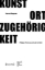 Buchcover und Innenansicht für das Buch: Kunst - Ort - Zugehörigkeit
