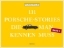 Buchcover und Innenansicht für das Buch: 111 Porsche-Stories, die man kennen muss, Band 2