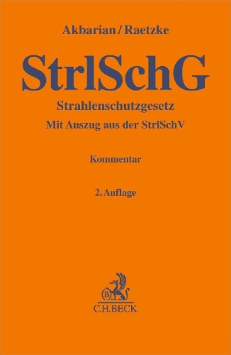Buchcover und Innenansicht für das Buch: Strahlenschutzgesetz. StrlSchG