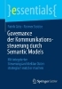 Buchcover und Innenansicht für das Buch: Governance der Kommunikationssteuerung durch Semantic Models