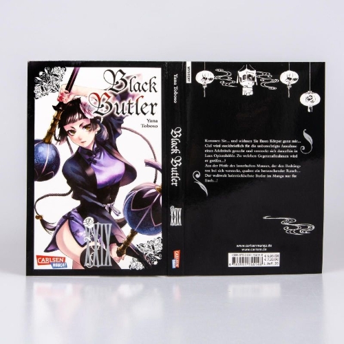 Buchcover und Innenansicht für das Buch: Kuroshitsuji