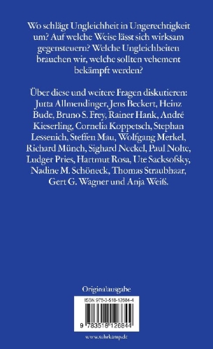 Buchcover und Innenansicht für das Buch: (Un-)Gerechte (Un-)Gleichheiten
