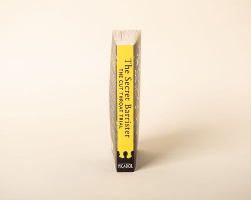 Buchcover und Innenansicht für das Buch: The Cut Throat Trial