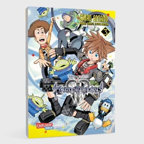 Buchcover und Innenansicht für das Buch: Kingdom Hearts III