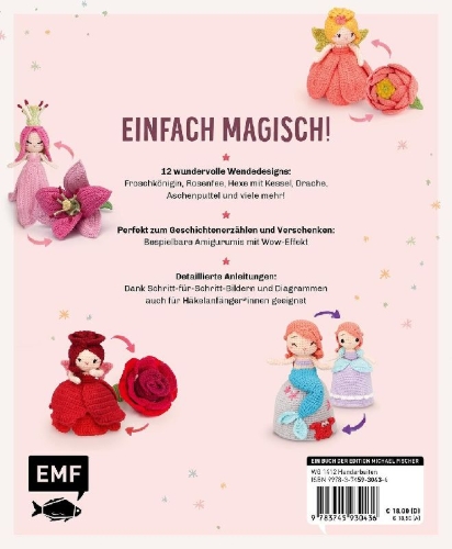 Buchcover und Innenansicht für das Buch: Reversible Amigurumi