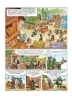 Buchcover und Innenansicht für das Buch: Die Schlümpfe und das verlorene Dorf. Band 6