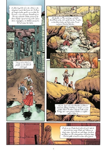 Buchcover und Innenansicht für das Buch: La belle et la bête