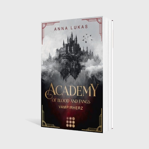 Buchcover und Innenansicht für das Buch: Academy of Blood and Fangs 1: Vampirherz