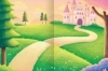 Buchcover und Innenansicht für das Buch: Mein flauschiges Stickerheft - Einhörner