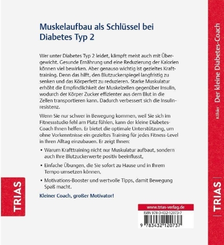 Buchcover und Innenansicht für das Buch: Der kleine Diabetes-Coach