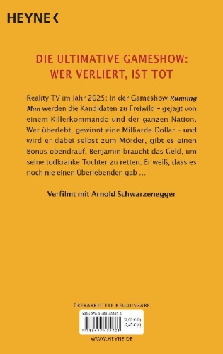 Buchcover und Innenansicht für das Buch: The Running Man