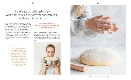 Buchcover und Innenansicht für das Buch: Das große Brotbackbuch