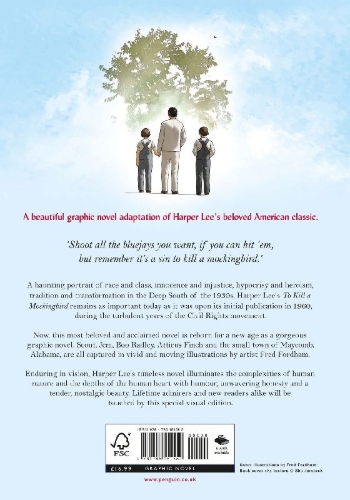 Buchcover und Innenansicht für das Buch: To Kill a Mockingbird (Graphic Novel)