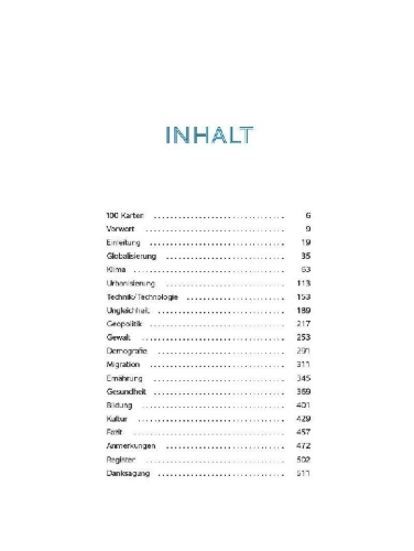 Buchcover und Innenansicht für das Buch: Terra Incognita. 100 Maps to Survive the Next 100 Years
