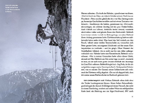 Buchcover und Innenansicht für das Buch: Mein nächster Berg