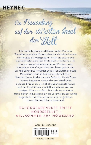 Buchcover und Innenansicht für das Buch: Schokolade am Meer - Süße Wünsche