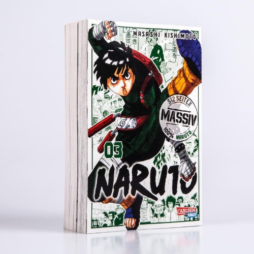 Buchcover und Innenansicht für das Buch: NARUTO Massiv 3