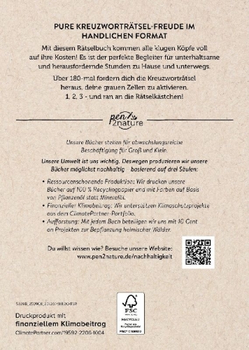 Buchcover und Innenansicht für das Buch: Kreuzworträtsel