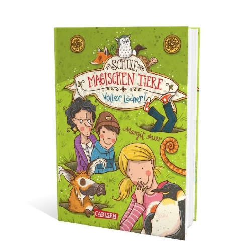 Buchcover und Innenansicht für das Buch: Die Schule der magischen Tiere 02: Voller Löcher!